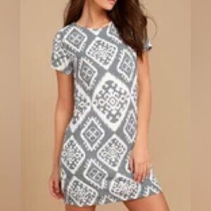 Lulus Print Shift Dress